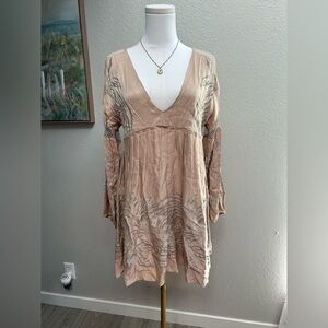Free People Starlight Boho Tunic Mini Dress Size XS